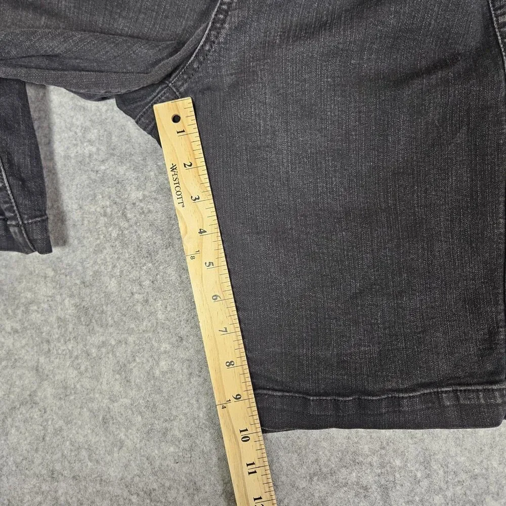 Torrid‎ Womens Black Bermuda Shorts Comfort Casual Rock Goth Scene Alt Size 12